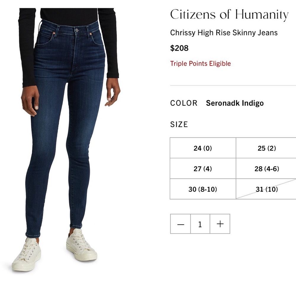Citizens of Humanity Rocket High Rise Skinny Jeans